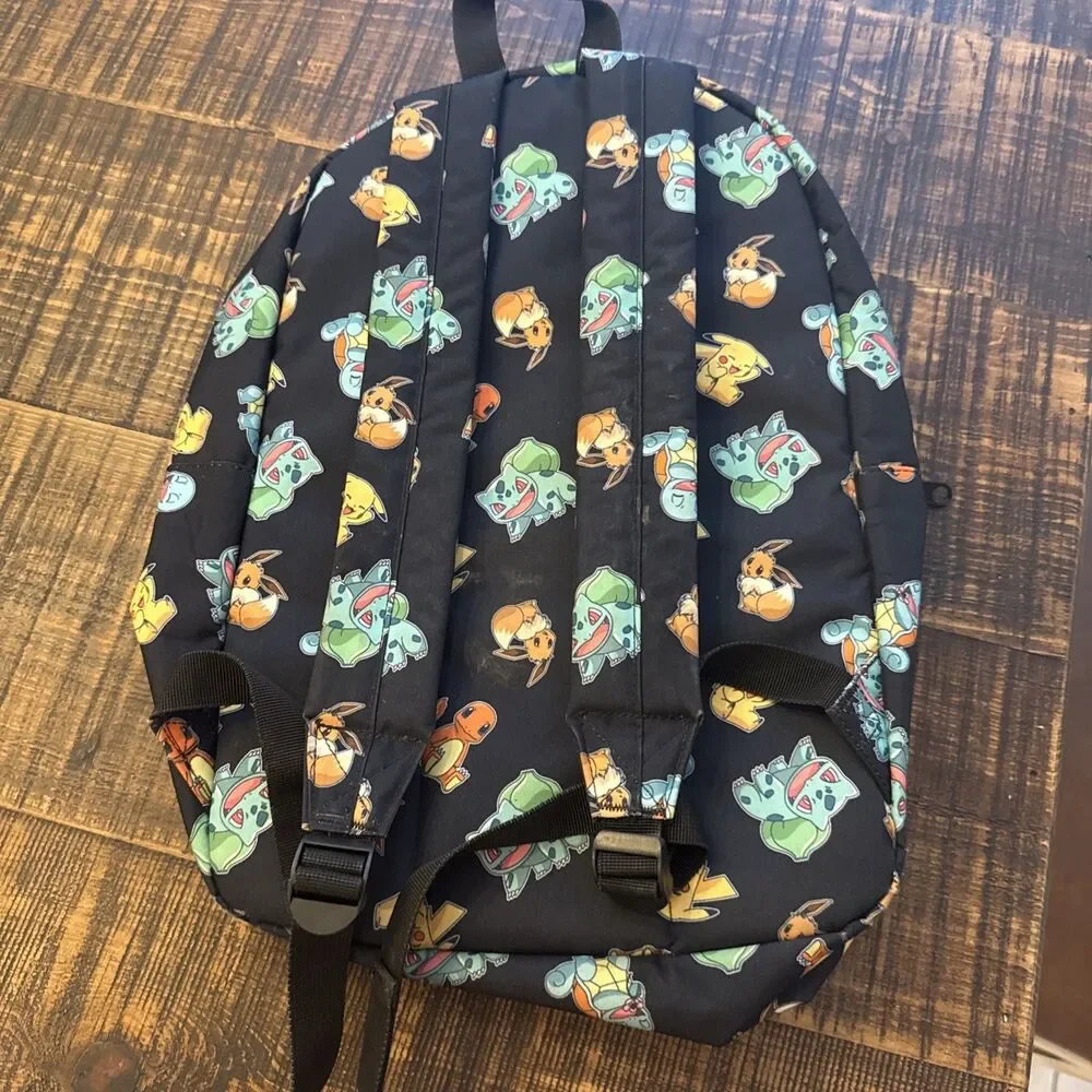 Pokemon Backpack Pikachu Eevee Charmander Squirtle Bulbasaur 2020 Nintendo